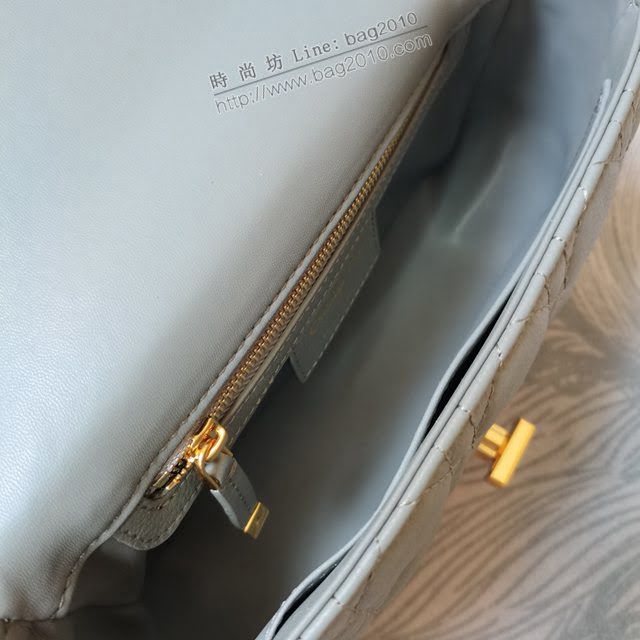 Dior女包 迪奧Caro羊皮內裏小號鏈條包 Dior手提肩背斜挎包  dfk1861
